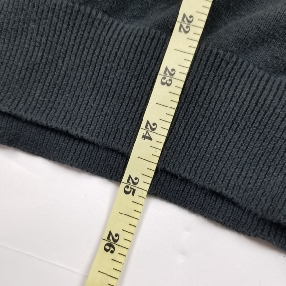 VTG 90's 00's Black Ugly Sweater Knit Style Vest - Picture 6 of 6